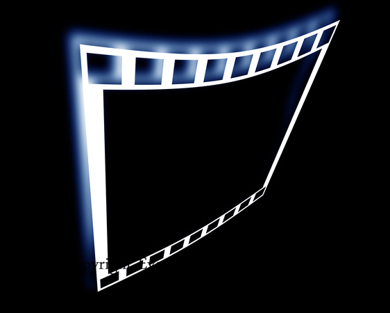 blank film strip